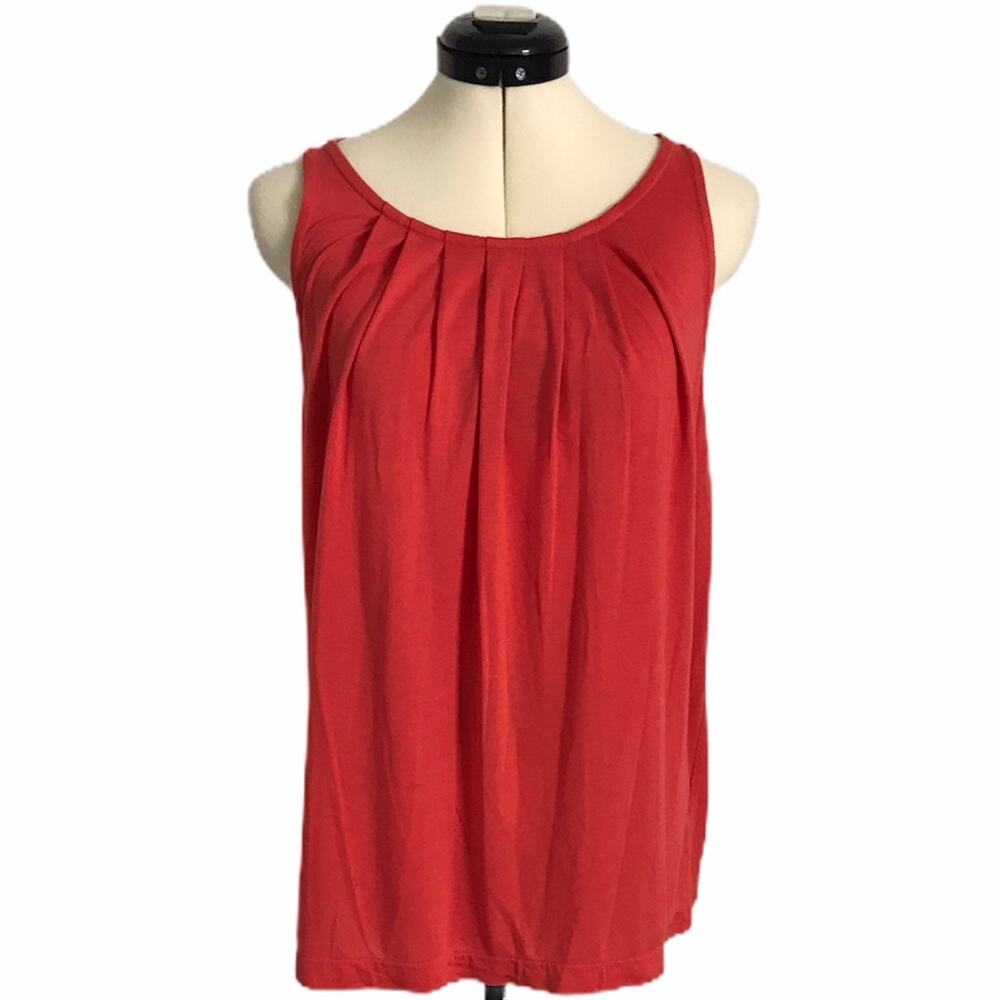 J. Crew Ruched Tank Top Persimmon XS